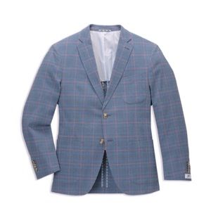 JKT NYC French Blue Plaid Jacket 42R